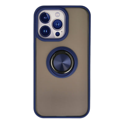 Newface iPhone 15 Pro Kılıf Montreal Yüzüklü Silikon Kapak