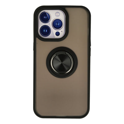 Newface iPhone 15 Pro Kılıf Montreal Yüzüklü Silikon Kapak