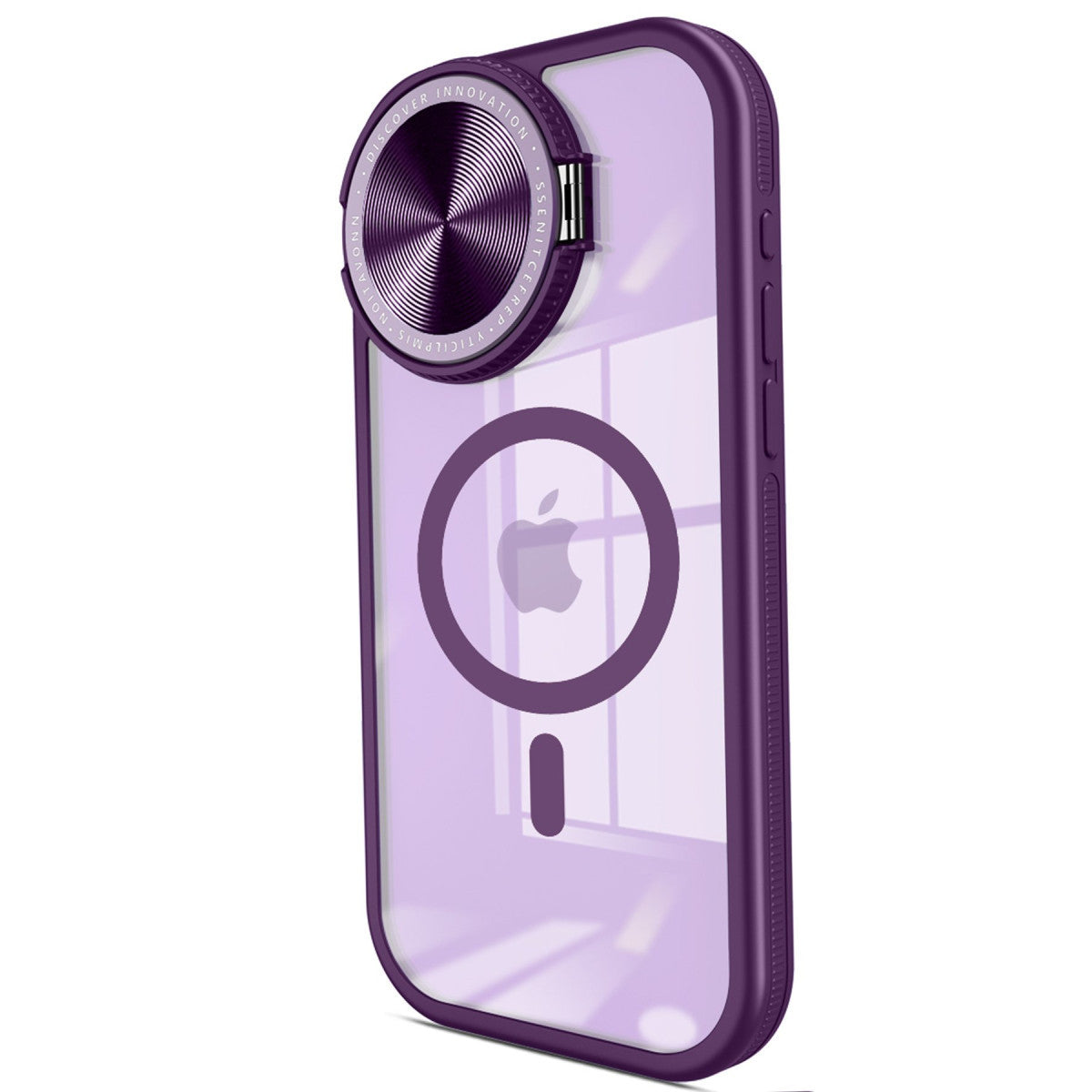 Newface iPhone 15 Pro Kılıf Teleskop Lens Magsafe Silikon Kapak