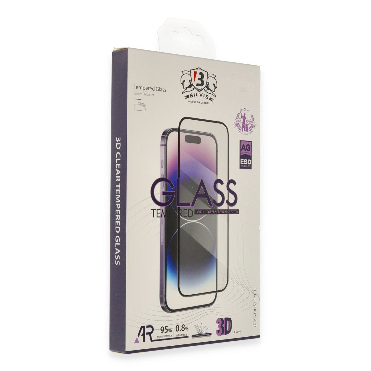 Newface iPhone 15 Pro Max Bilvis 3D Cam Ekran Koruyucu