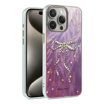 Newface iPhone 15 Pro Max Kılıf Blade Aynalı Desenli Kapak