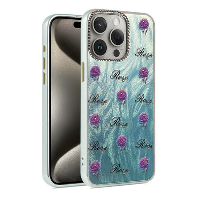 Newface iPhone 15 Pro Max Kılıf Blade Aynalı Desenli Kapak