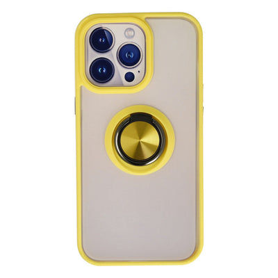 Newface iPhone 15 Pro Max Kılıf Montreal Yüzüklü Silikon Kapak