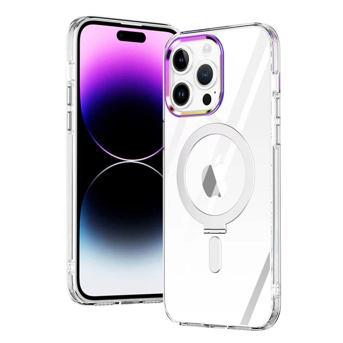 Newface iPhone 15 Pro Max Kılıf Mudo Magneticsafe Standlı Kapak