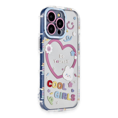Newface iPhone 15 Pro Max Kılıf Reflexion Desenli Kapak