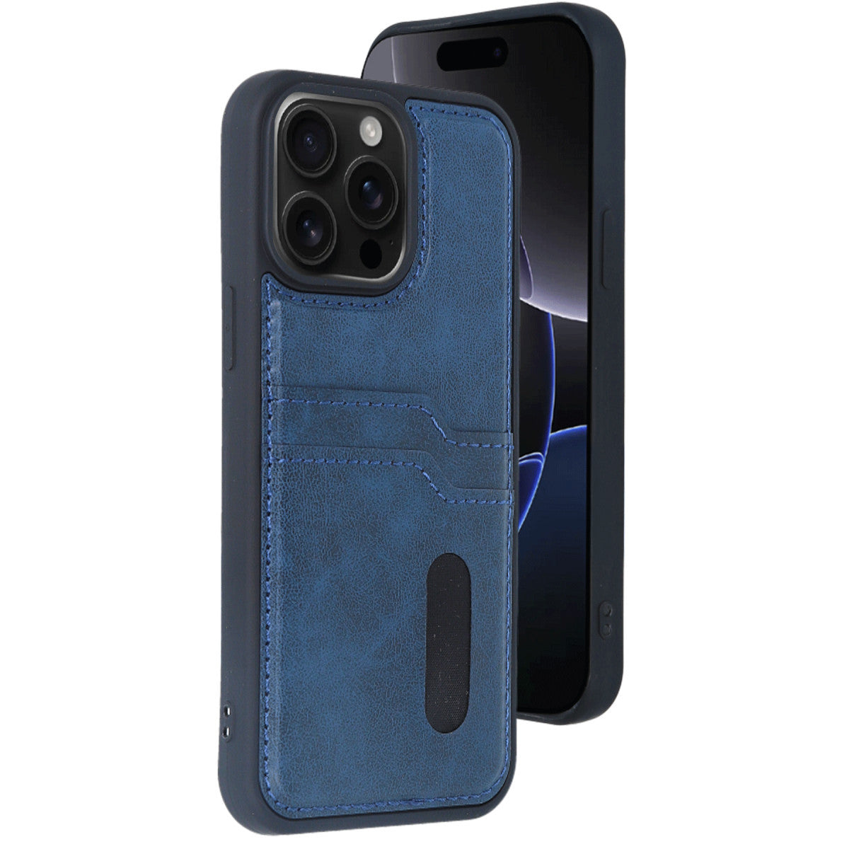 Newface iPhone 15 Pro Max Kılıf Sara Kartvizitli Deri Kılıf