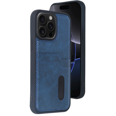 Newface iPhone 15 Pro Max Kılıf Sara Kartvizitli Deri Kılıf