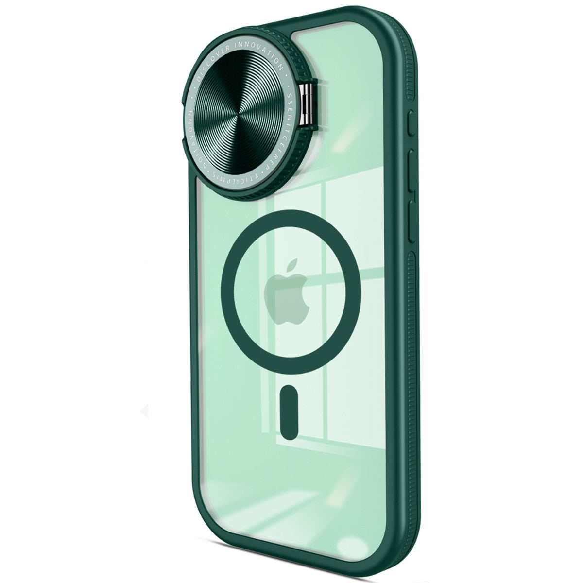Newface iPhone 15 Pro Max Kılıf Teleskop Lens Magsafe Silikon Kapak