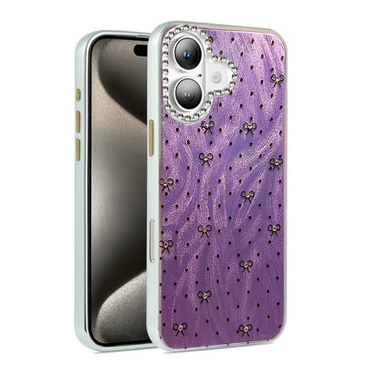Newface iPhone 16 Kılıf Blade Aynalı Desenli Kapak