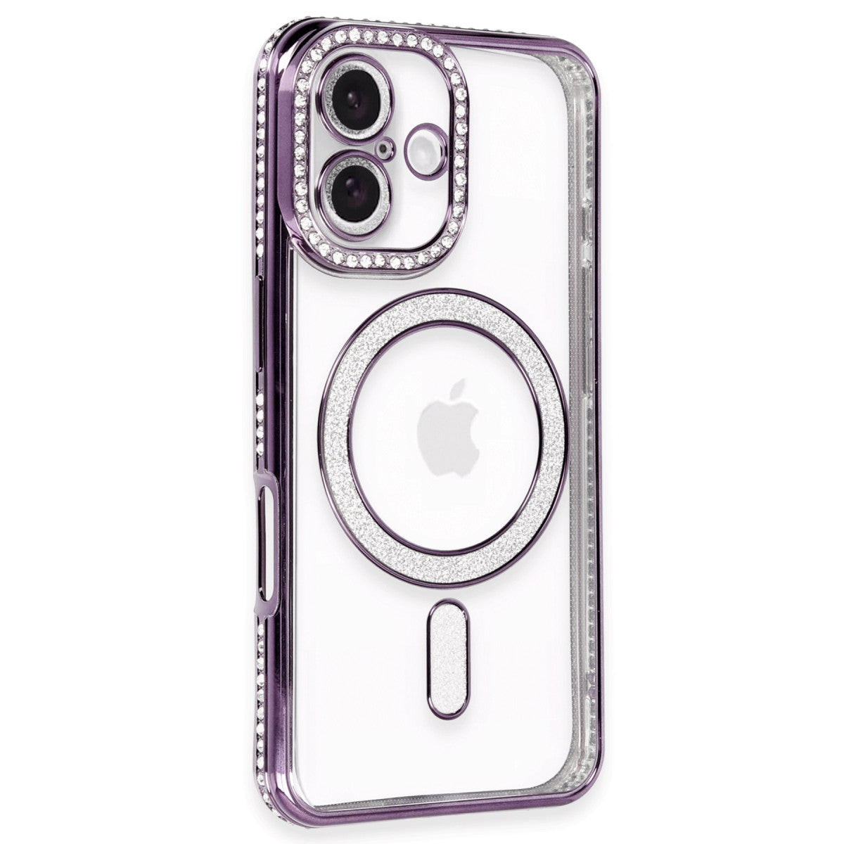 Newface iPhone 16 Kılıf Joke Simli Magneticsafe Kılıf