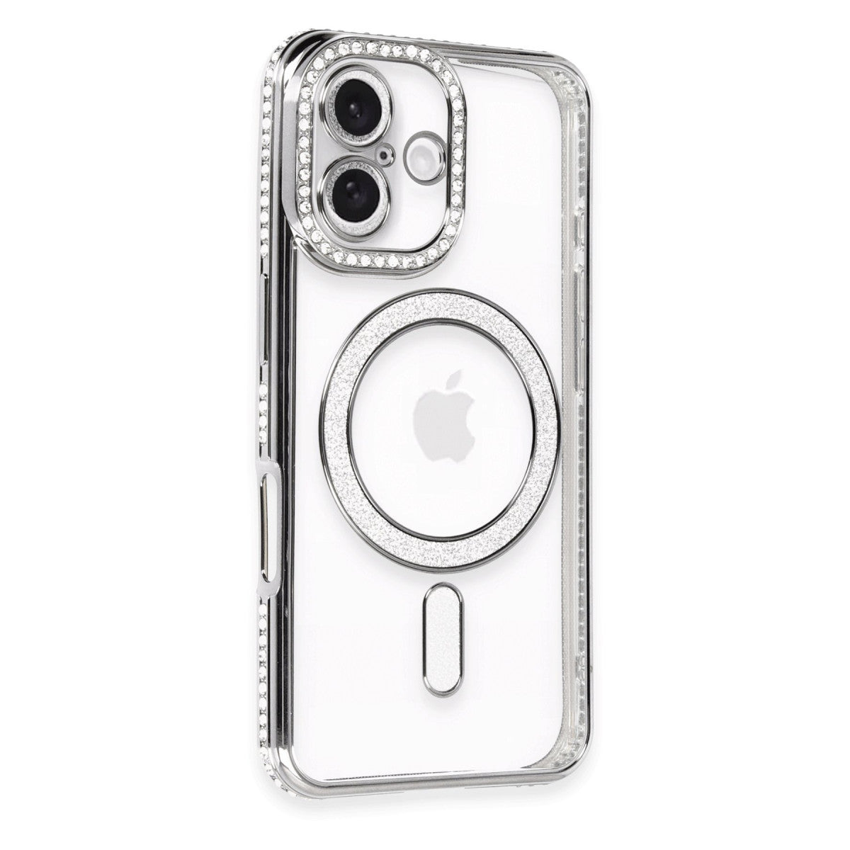 Newface iPhone 16 Kılıf Joke Simli Magneticsafe Kılıf
