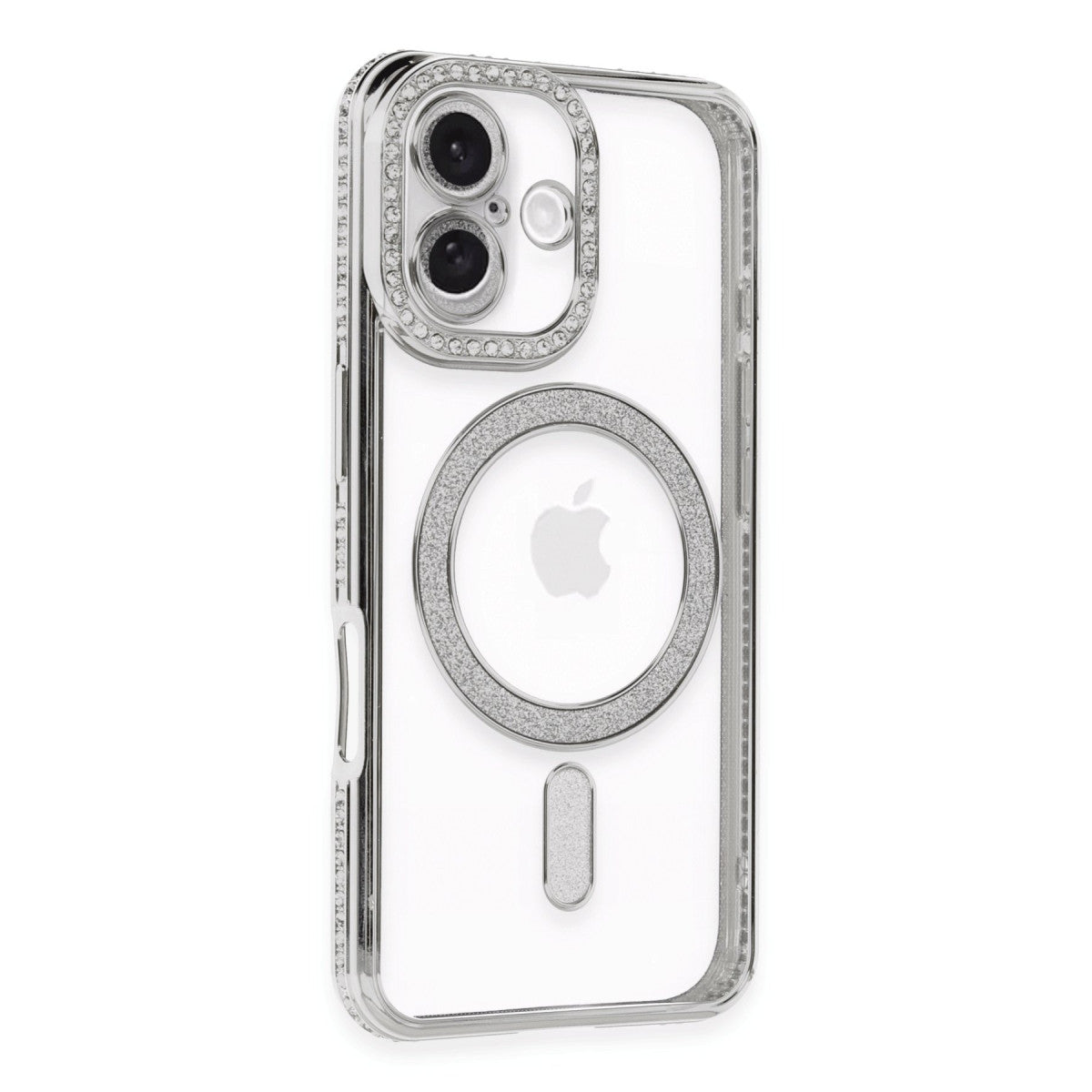 Newface iPhone 16 Kılıf Joke Simli Magneticsafe Kılıf