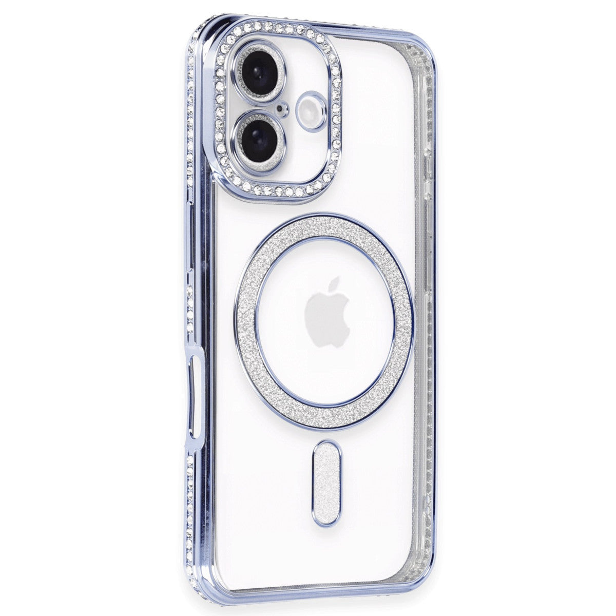 Newface iPhone 16 Kılıf Joke Simli Magneticsafe Kılıf