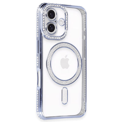 Newface iPhone 16 Kılıf Joke Simli Magneticsafe Kılıf