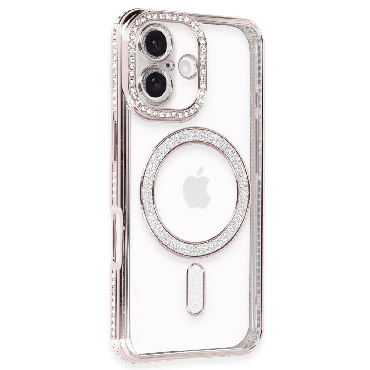 Newface iPhone 16 Kılıf Joke Simli Magneticsafe Kılıf
