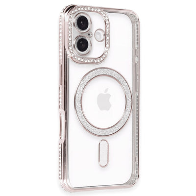 Newface iPhone 16 Kılıf Joke Simli Magneticsafe Kılıf