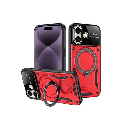 Newface iPhone 16 Kılıf Joy Lens Standlı Kapak