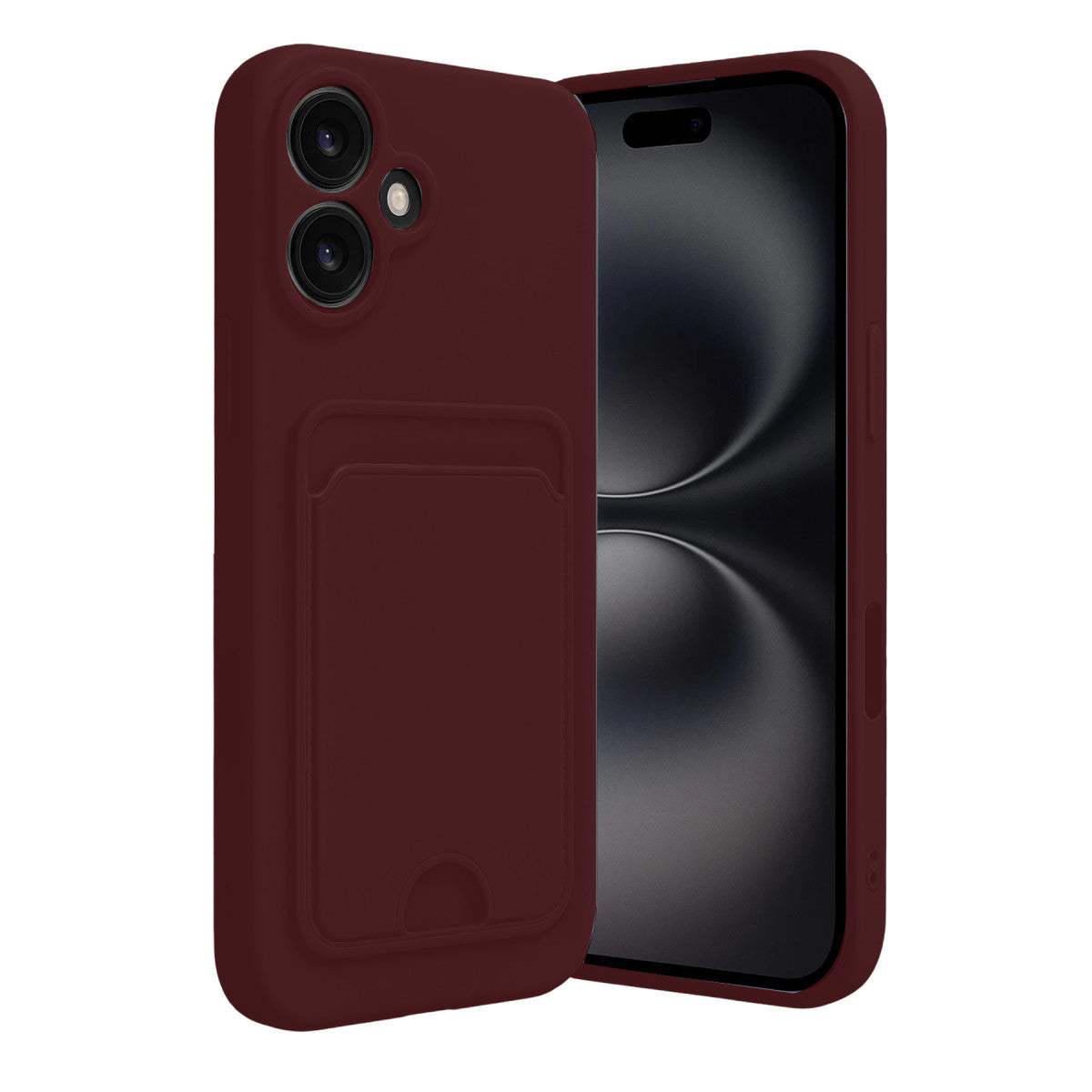 Newface iPhone 16 Kılıf Kelvin Kartvizitli Silikon