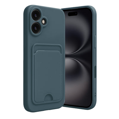 Newface iPhone 16 Kılıf Kelvin Kartvizitli Silikon