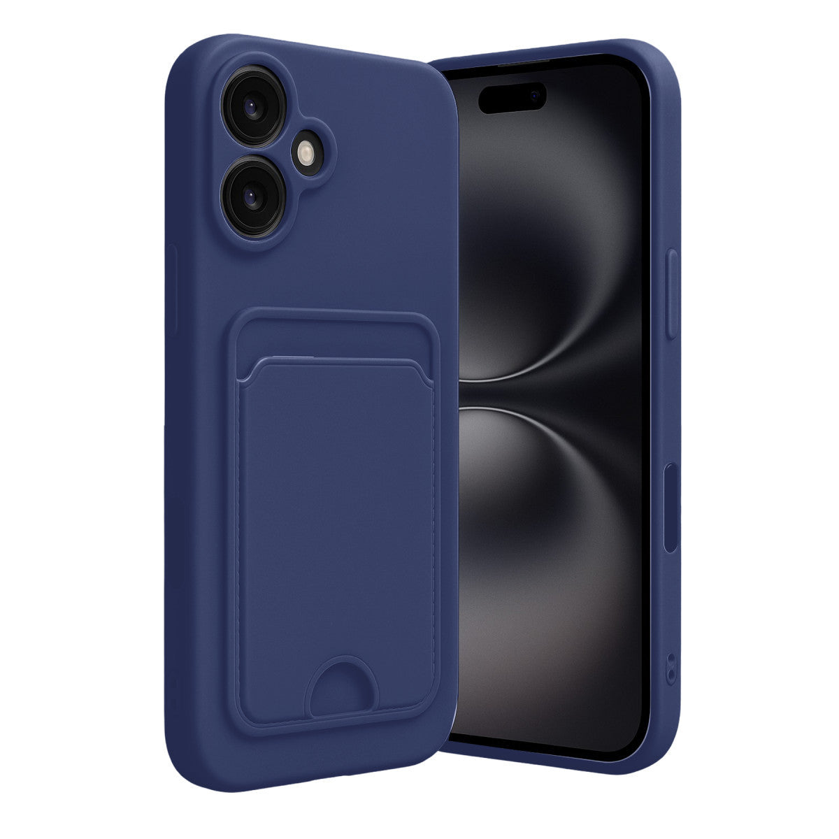 Newface iPhone 16 Kılıf Kelvin Kartvizitli Silikon