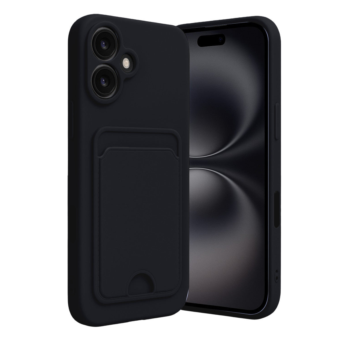 Newface iPhone 16 Kılıf Kelvin Kartvizitli Silikon