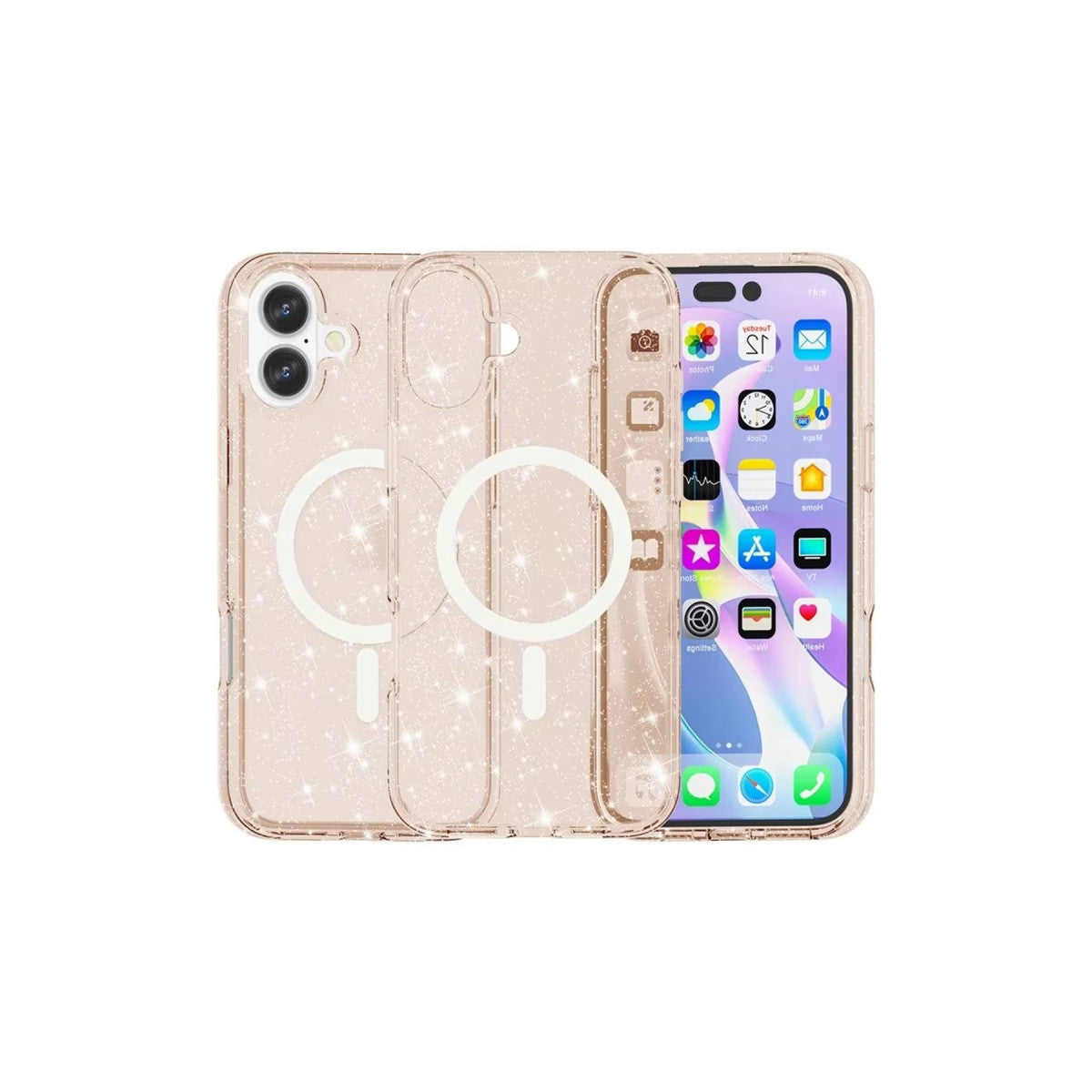 Newface iPhone 16 Plus Kılıf Star Magsafe Kapak
