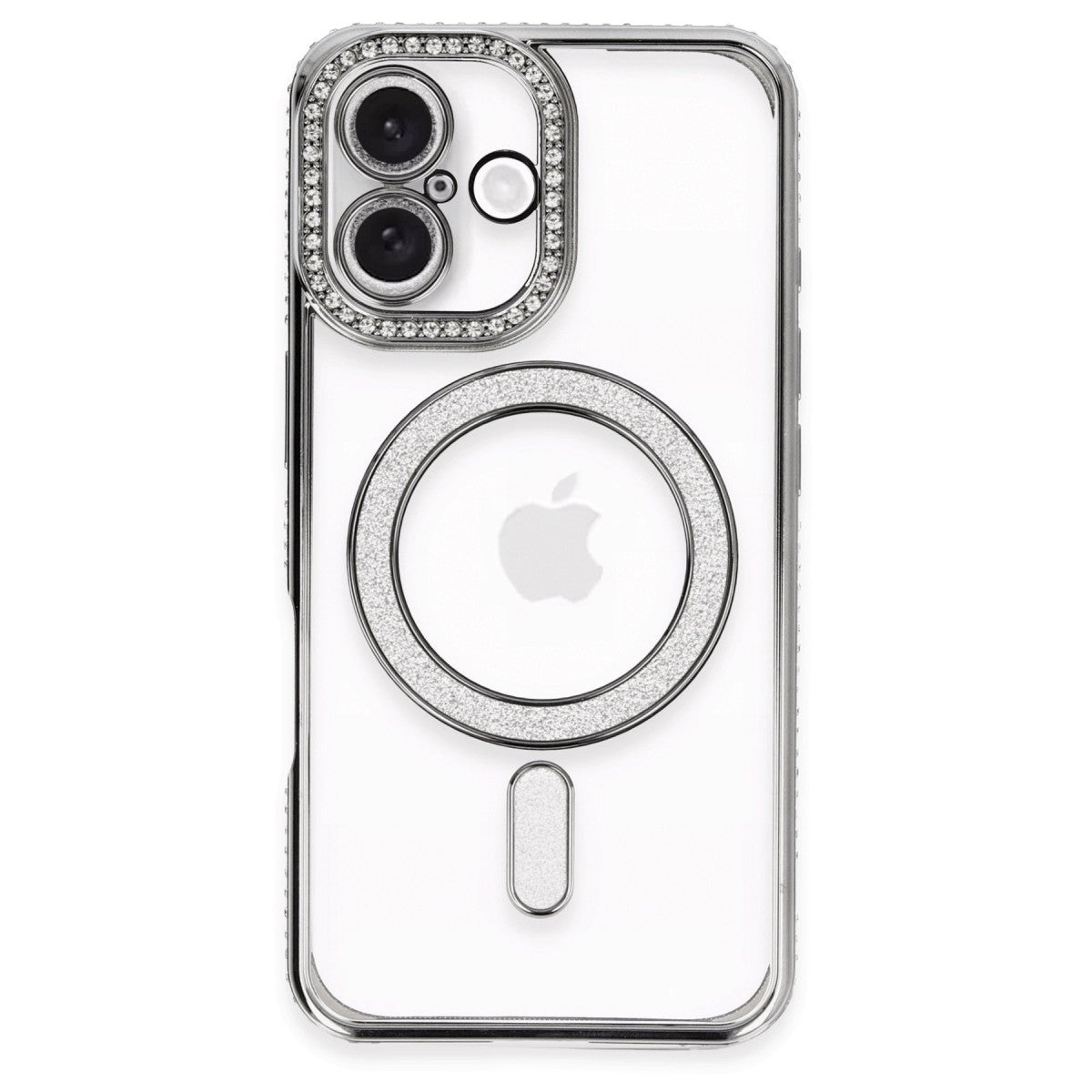 Newface iPhone 16 Plus Kılıf Joke Simli Magneticsafe Kılıf