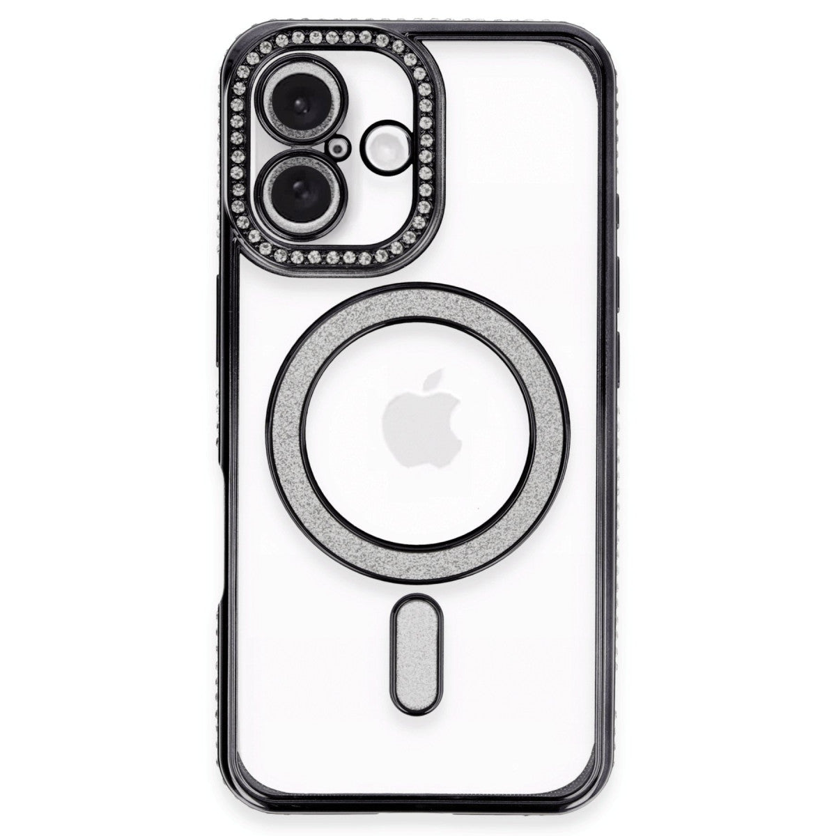 Newface iPhone 16 Plus Kılıf Joke Simli Magneticsafe Kılıf