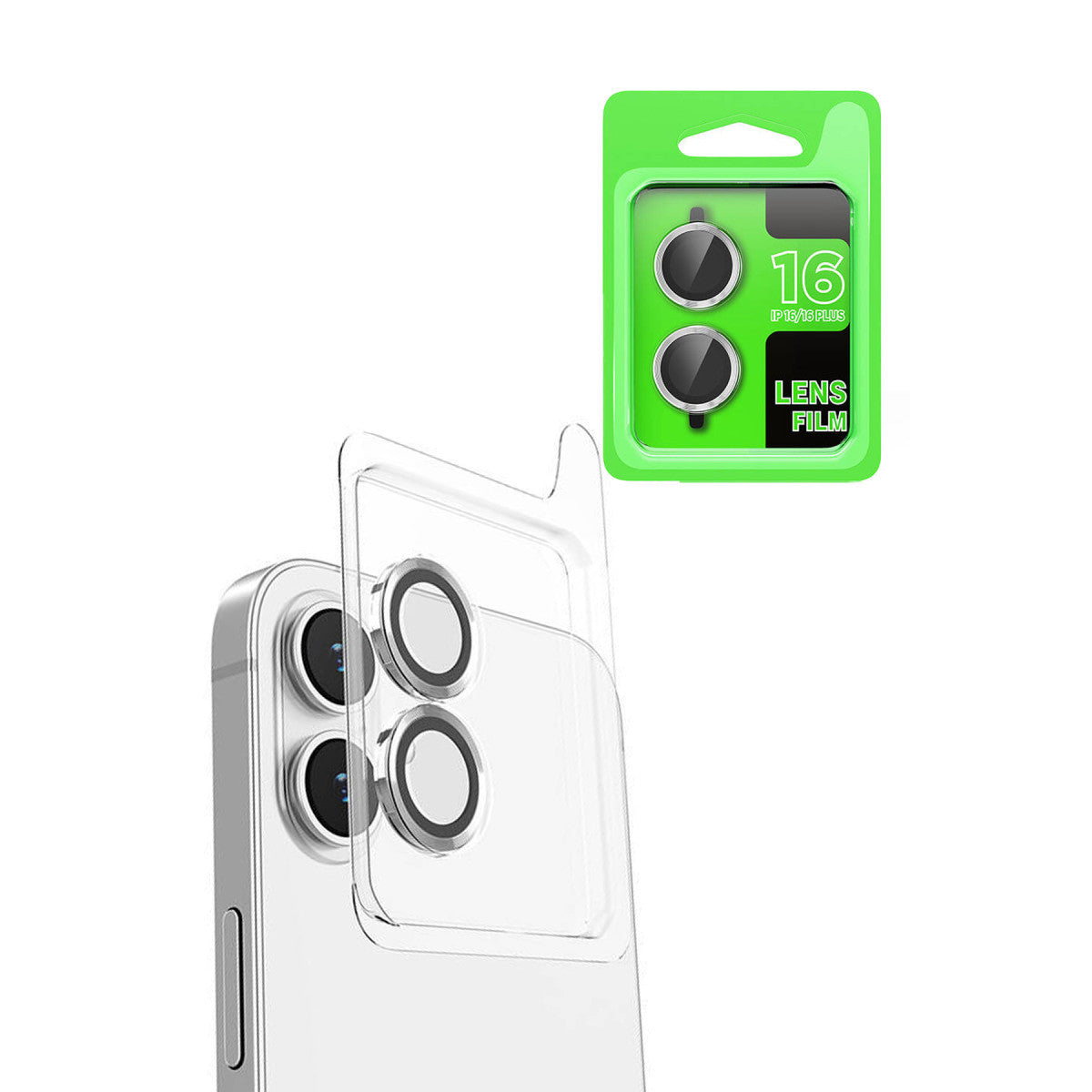 Newface iPhone 16 Plus Raze Metal Kamera Lens
