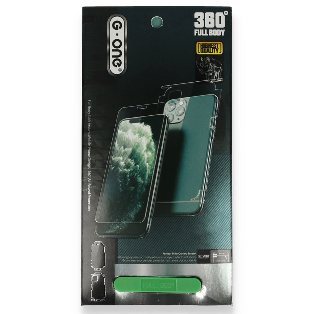 Newface iPhone 16 Pro 360 Mat Full Body Arka Koruyucu