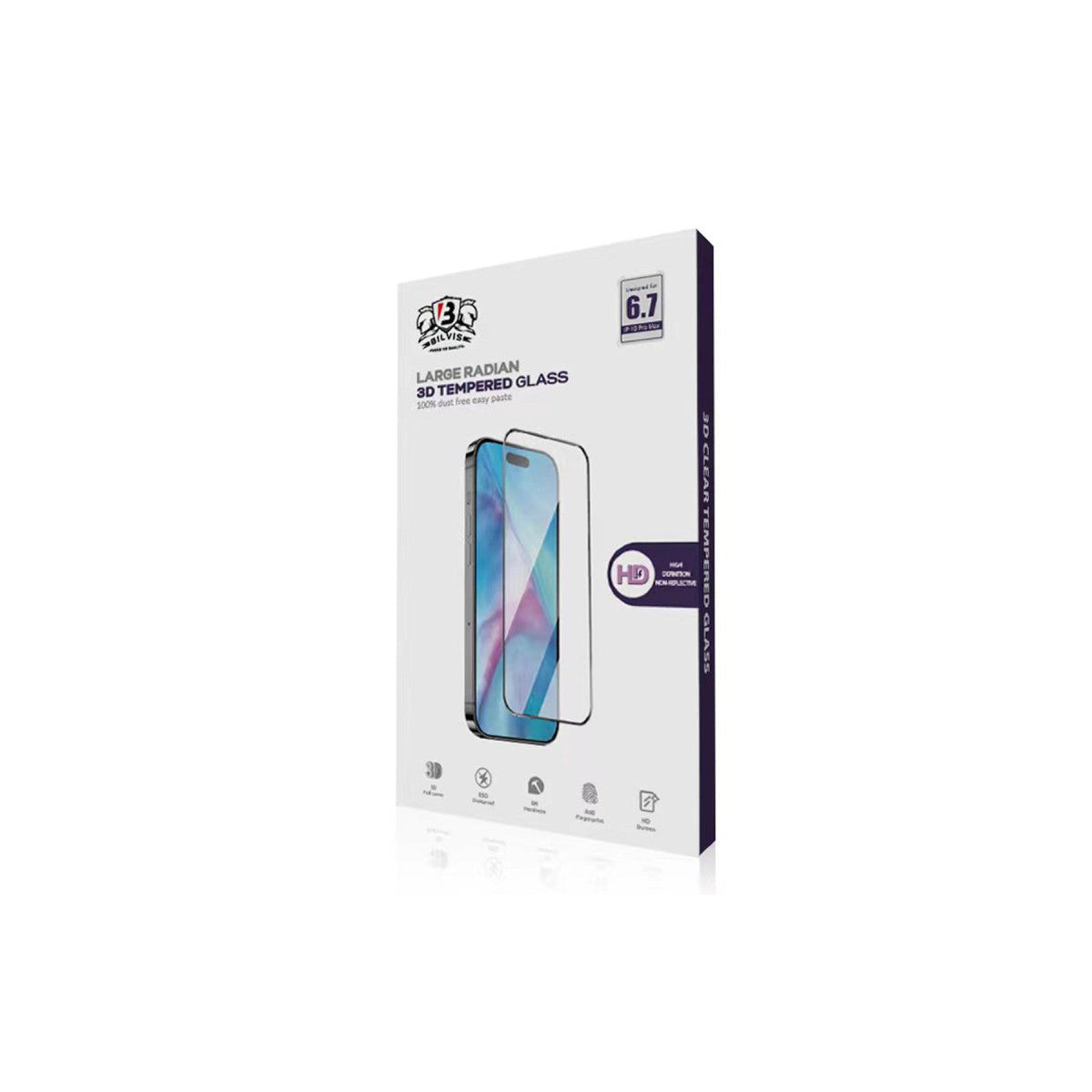 Newface iPhone 16 Pro Bilvis 0.18mm Plus Cam Ekran Koruyucu