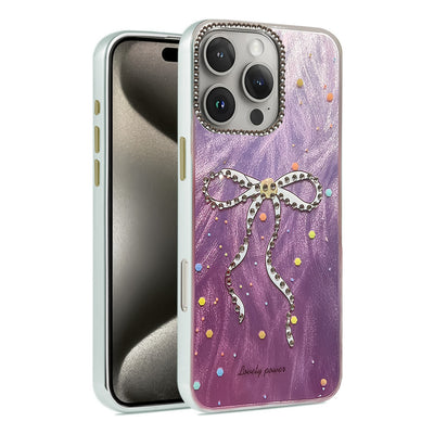Newface iPhone 16 Pro Kılıf Blade Aynalı Desenli Kapak