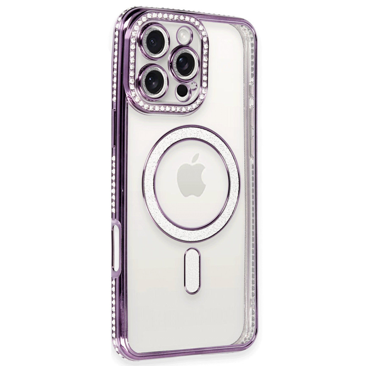 Newface iPhone 16 Pro Kılıf Joke Simli Magneticsafe Kılıf