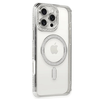 Newface iPhone 16 Pro Kılıf Joke Simli Magneticsafe Kılıf