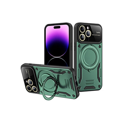 Newface iPhone 16 Pro Kılıf Joy Lens Standlı Kapak