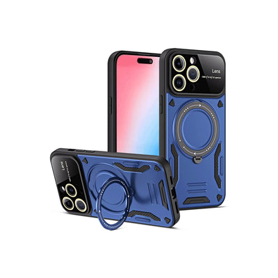 Newface iPhone 16 Pro Kılıf Joy Lens Standlı Kapak