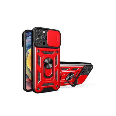 Newface iPhone 16 Pro Kılıf Pars Lens Yüzüklü Silikon