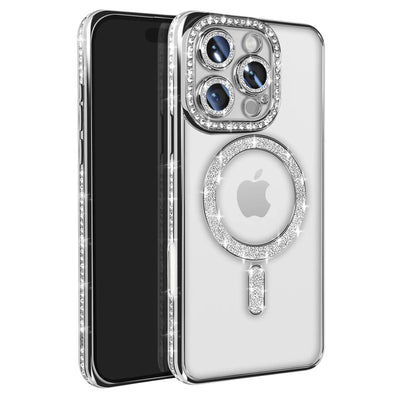 Newface iPhone 16 Pro Max Kılıf Joke Simli Magneticsafe Kılıf