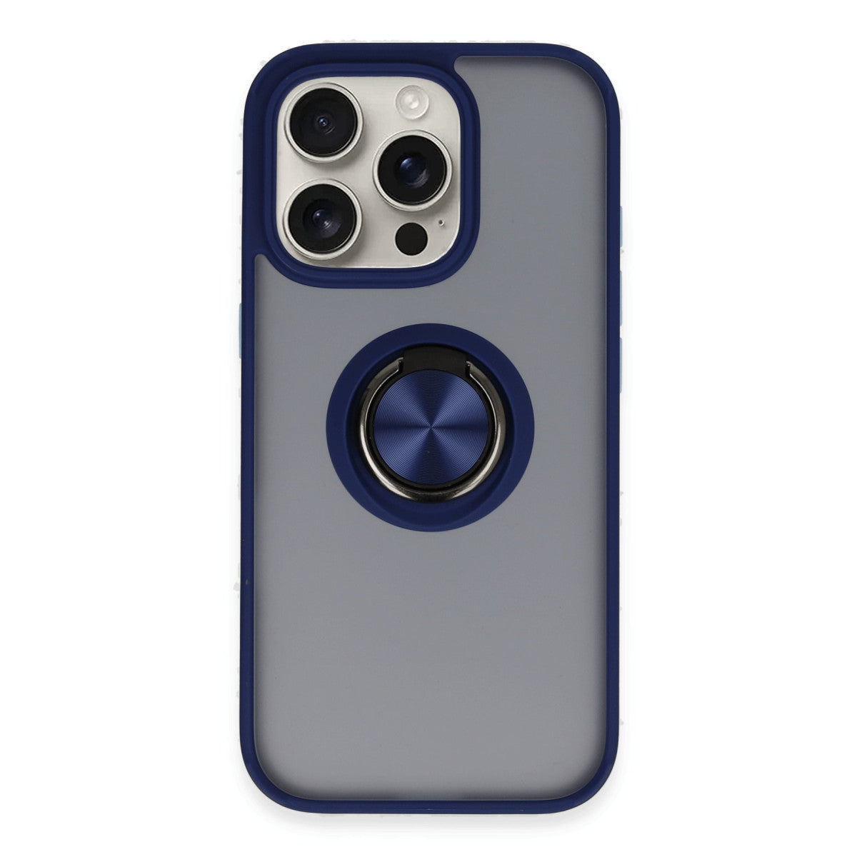 Newface iPhone 16 Pro Max Kılıf Montreal Yüzüklü Silikon Kapak