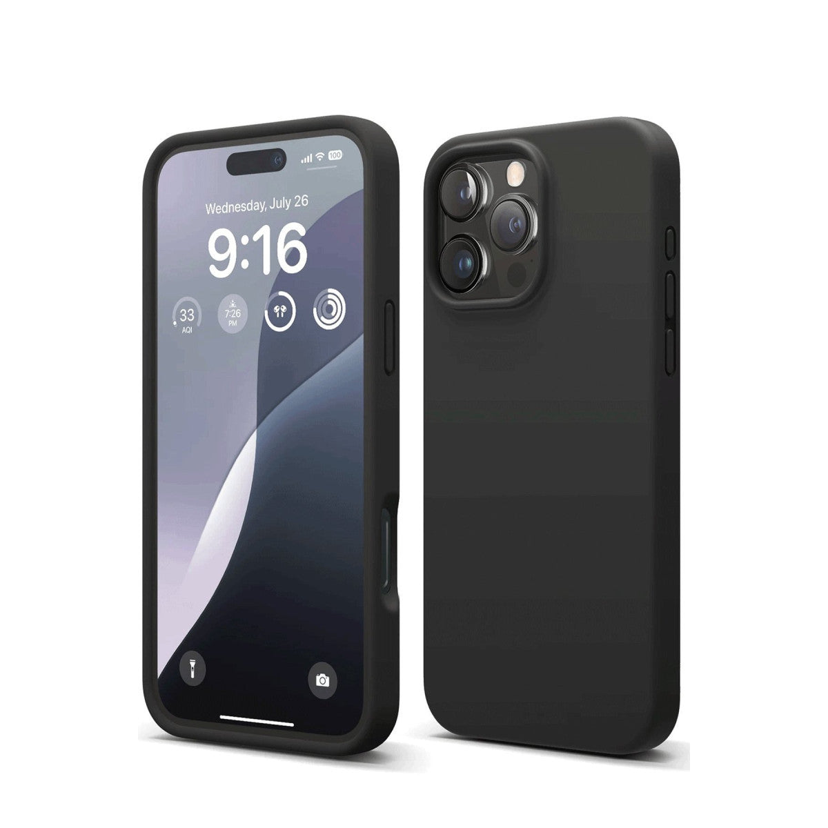 Newface iPhone 16 Pro Max Kılıf Nano içi Kadife Silikon
