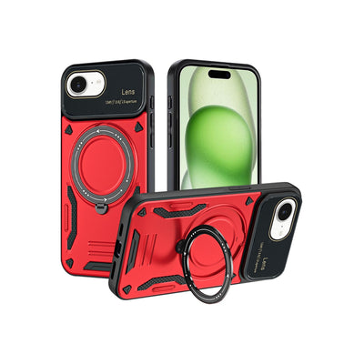 Newface iPhone 16E Kılıf Joy Lens Standlı Kapak