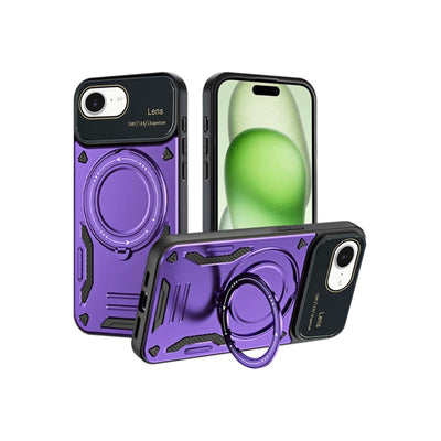 Newface iPhone 16E Kılıf Joy Lens Standlı Kapak