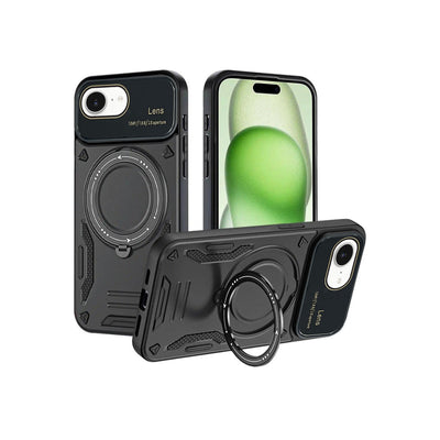 Newface iPhone 16E Kılıf Joy Lens Standlı Kapak