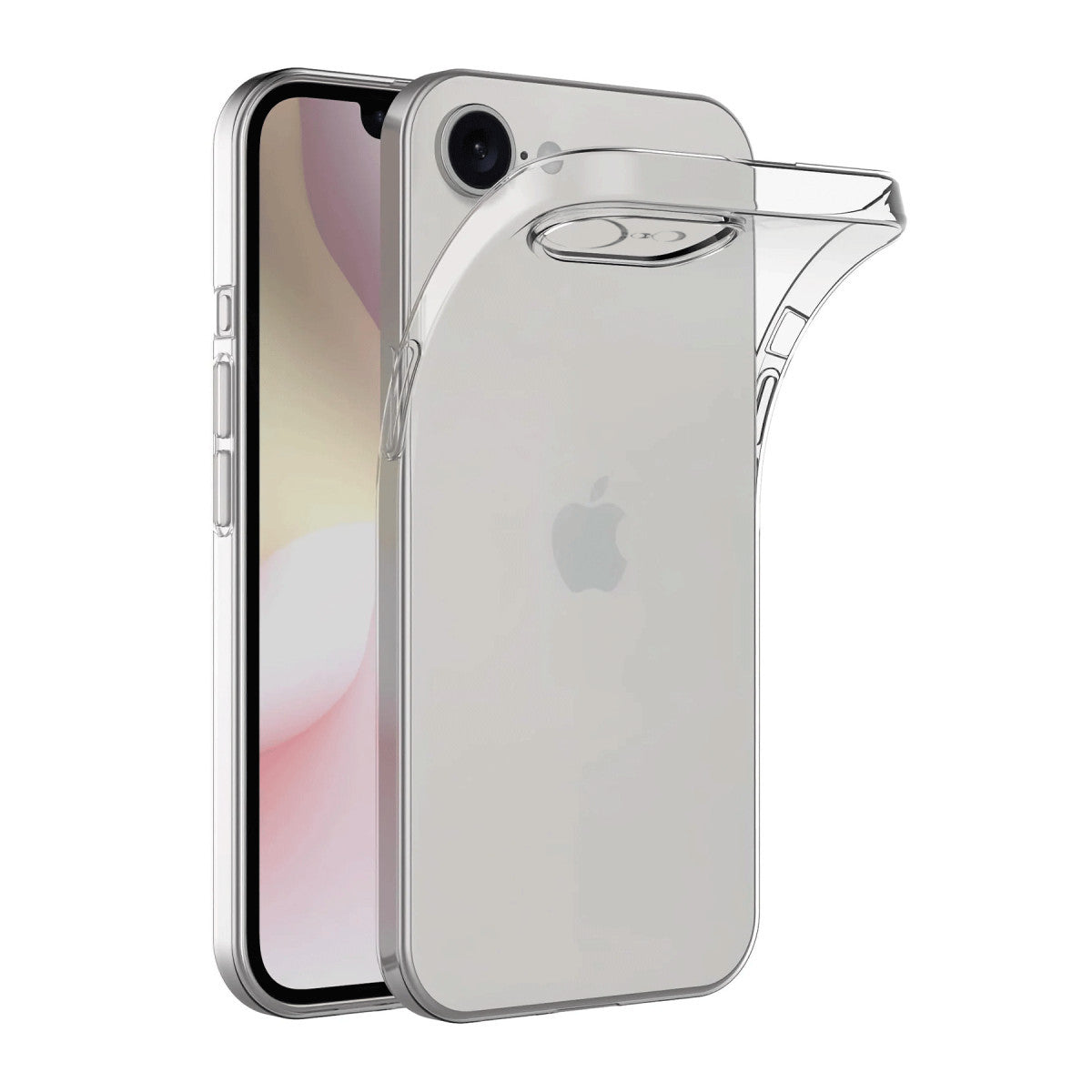 Newface iPhone 16E Kılıf Lüx Şeffaf Silikon