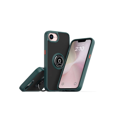 Newface iPhone 16E Kılıf Montreal Yüzüklü Silikon Kapak