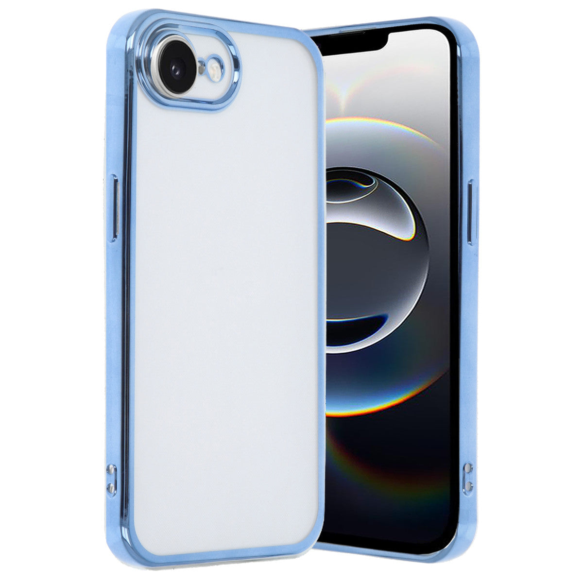 Newface iPhone 16E Kılıf Razer Lensli Silikon