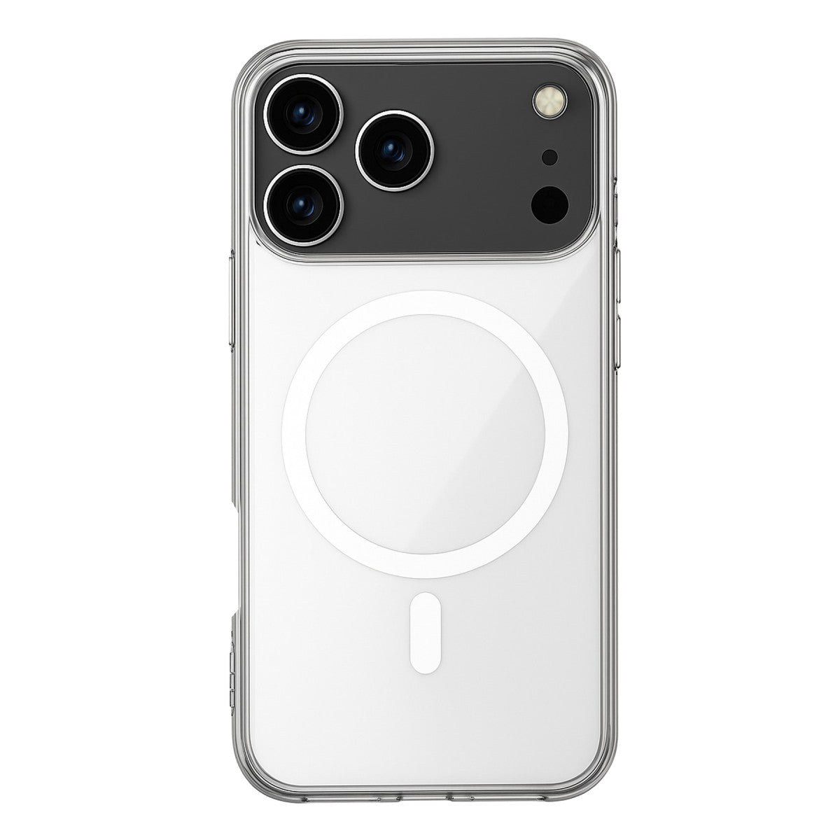 Newface iPhone 17 Pro Kılıf Magneticsafe Şeffaf Silikon