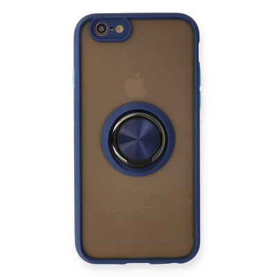 Newface iPhone 6 Kılıf Montreal Yüzüklü Silikon Kapak