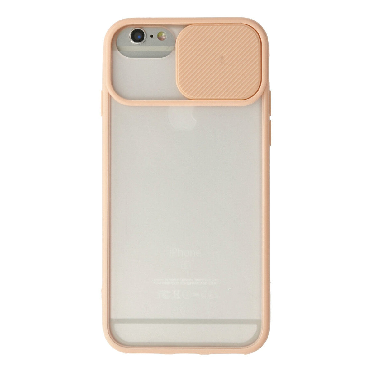 Newface iPhone 6 Kılıf Palm Buzlu Kamera Sürgülü Silikon