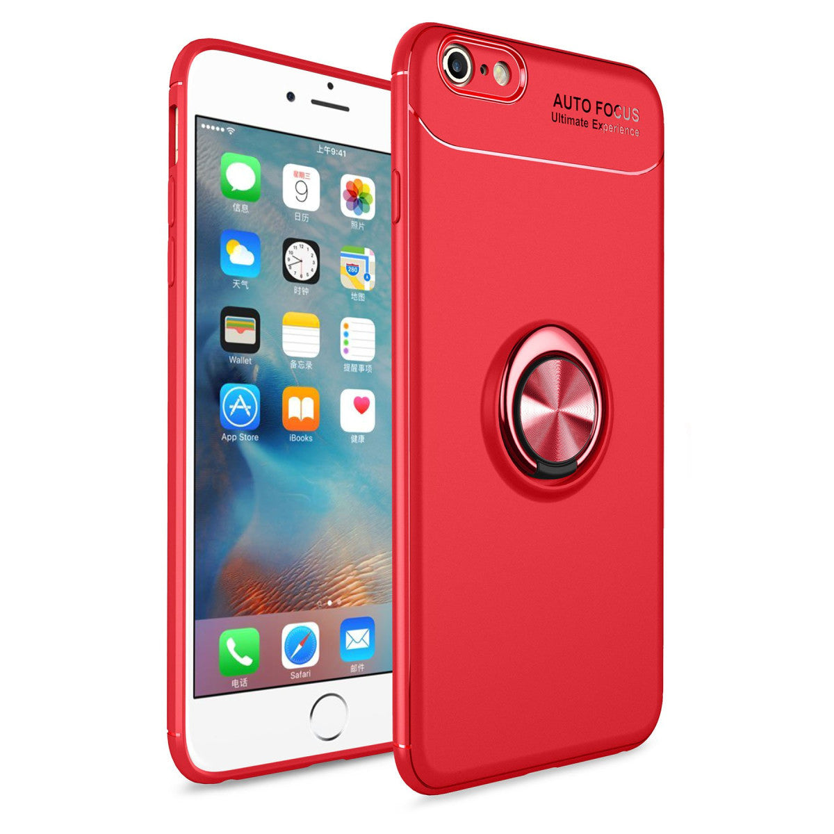 Newface iPhone 6 Kılıf Range Yüzüklü Silikon